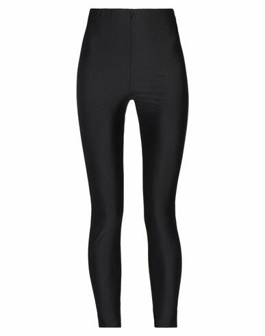 Gina Gorgeous Woman Leggings Black Polyamide, Elastane Cover