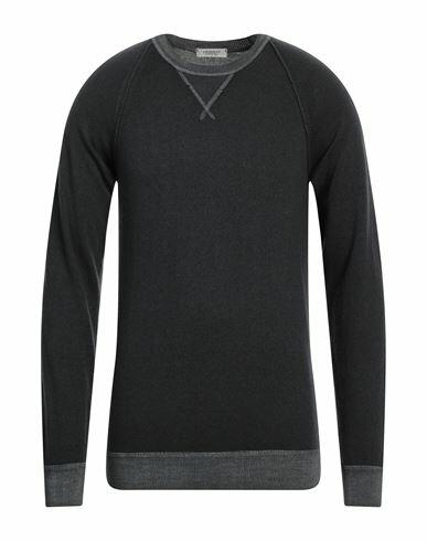 Crossley Man Sweater Steel grey Wool Cover