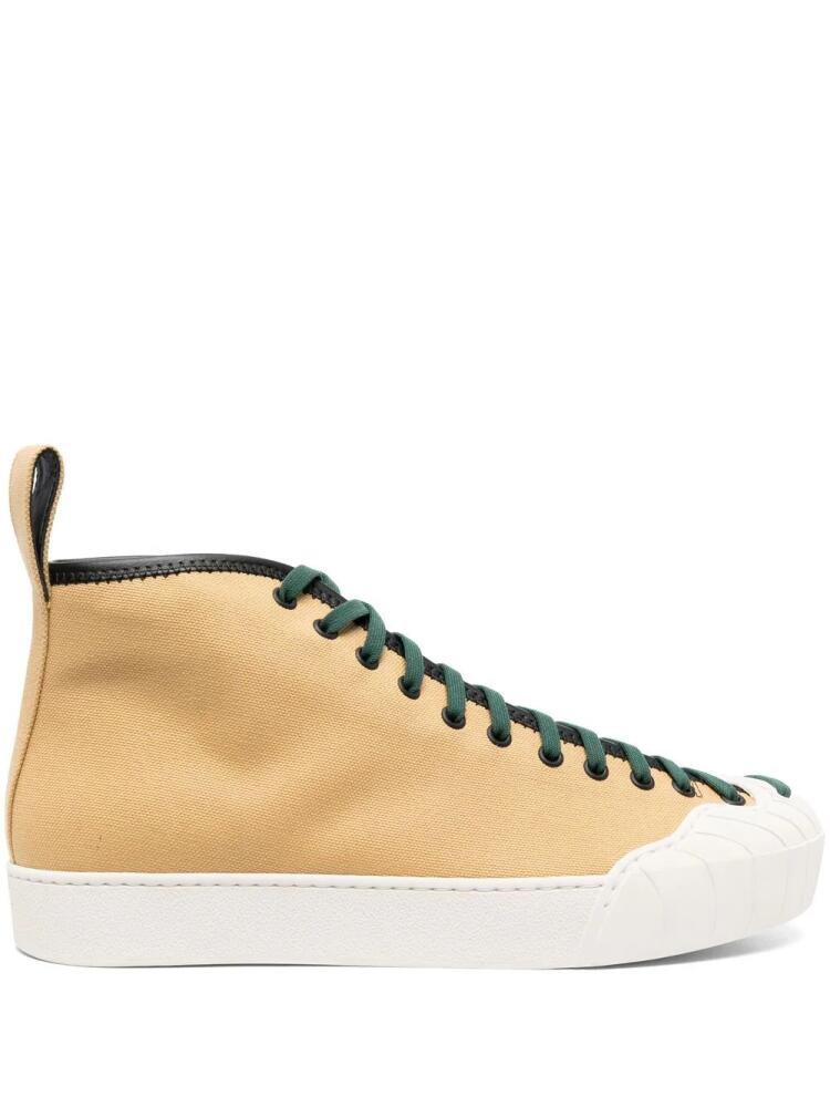 Sunnei Isi high-top sneakers - Yellow Cover