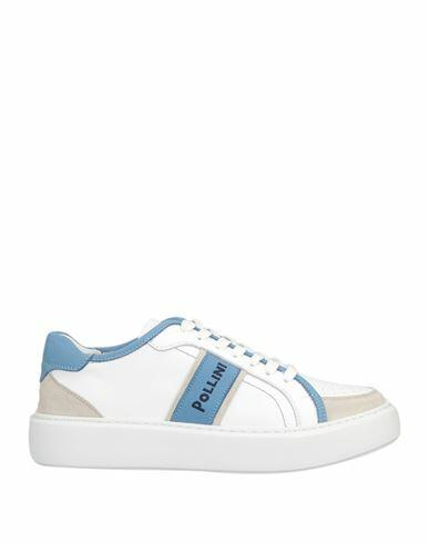 Pollini Man Sneakers Pastel blue Soft Leather Cover