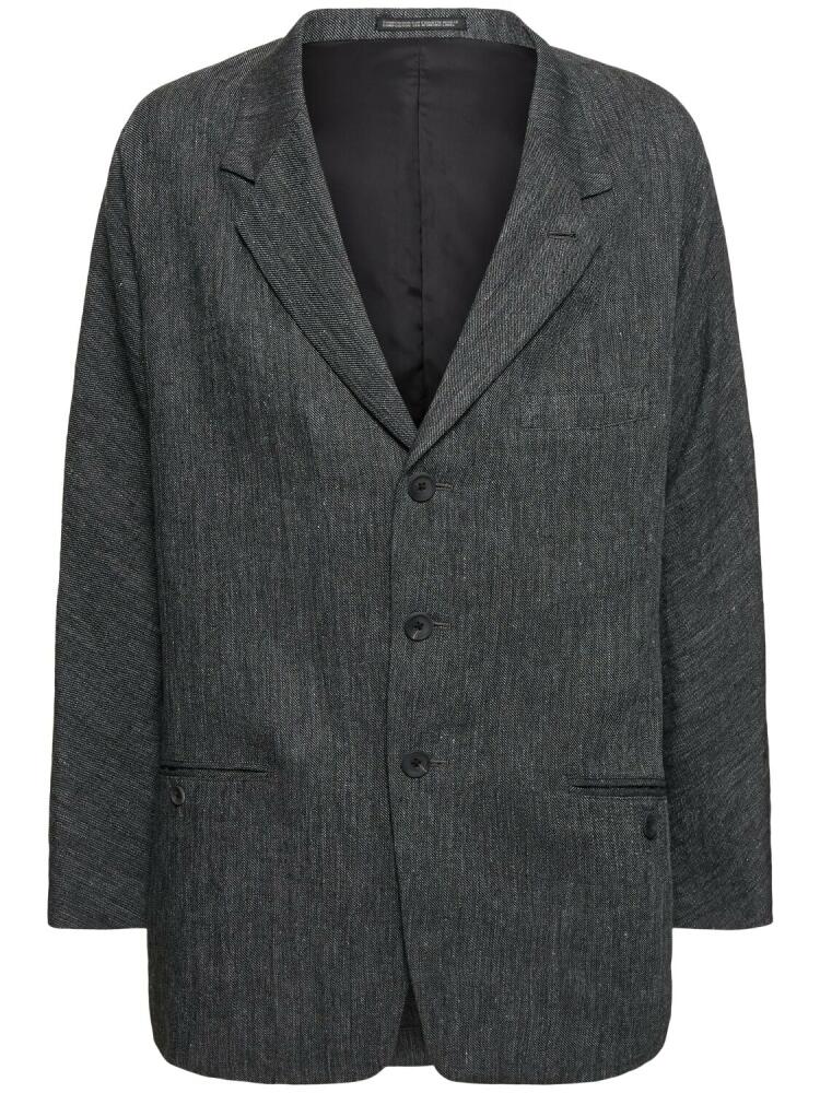 YOHJI YAMAMOTO W-raglan Gabardine Blazer Cover