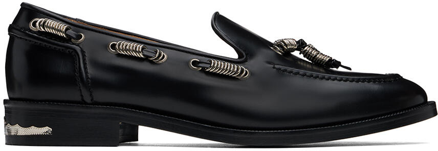 Toga Virilis Black Polished Loafers Cover