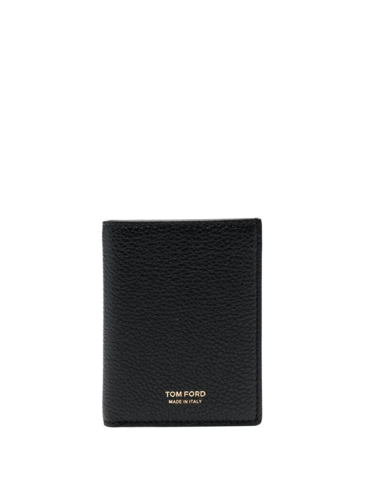 TOM FORD grained-leather wallet - Black Cover