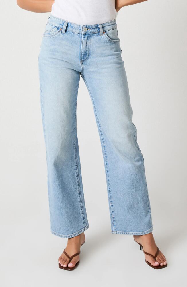 Rolla's Heidi Low Rise Wide Leg Jeans in Sunshine Cover