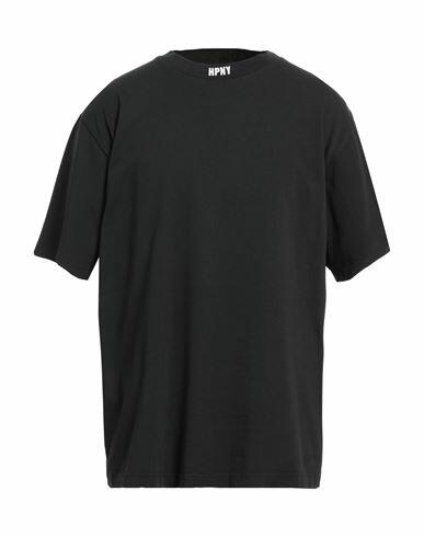 Heron Preston Man T-shirt Black Cotton, Polyester Cover