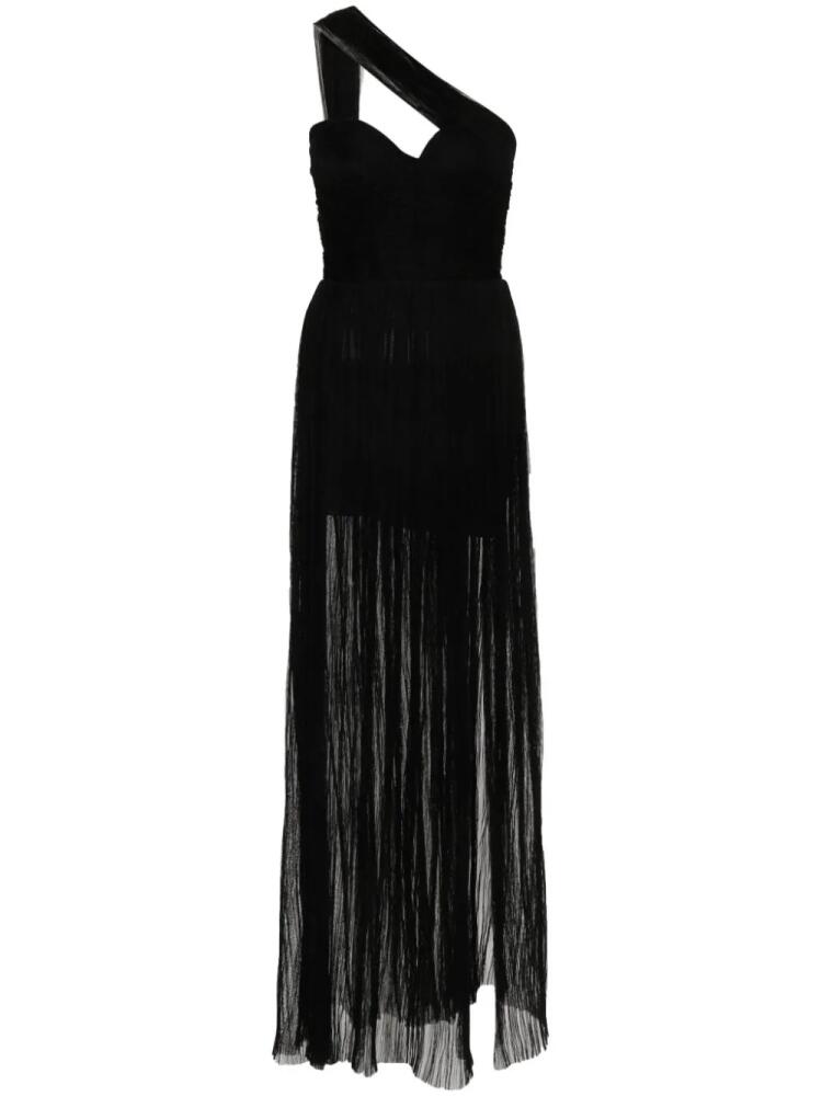 Maria Lucia Hohan Freya plissé tulle gown - Black Cover