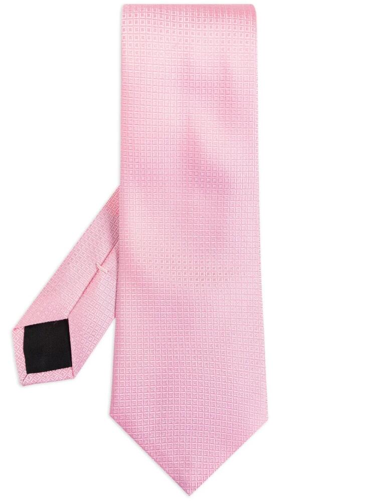 Lanvin jacquard pattern tie - Pink Cover