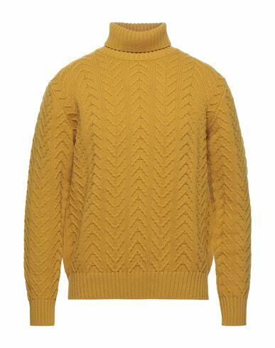 Circolo 1901 Man Turtleneck Mustard Wool Cover