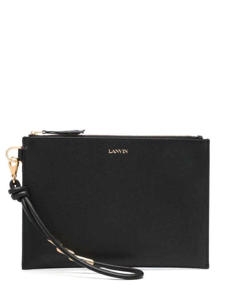 Lanvin leather clutch bag - Black Cover