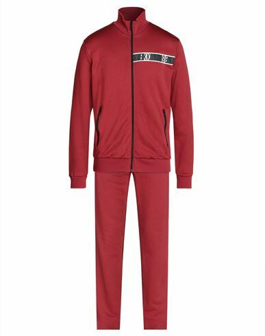 Bikkembergs Man Tracksuit Burgundy Polyester, Cotton, Elastane Cover