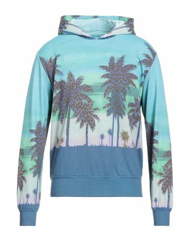 Macchia J Man Sweatshirt Turquoise Polyamide, Cotton, Elastane Cover