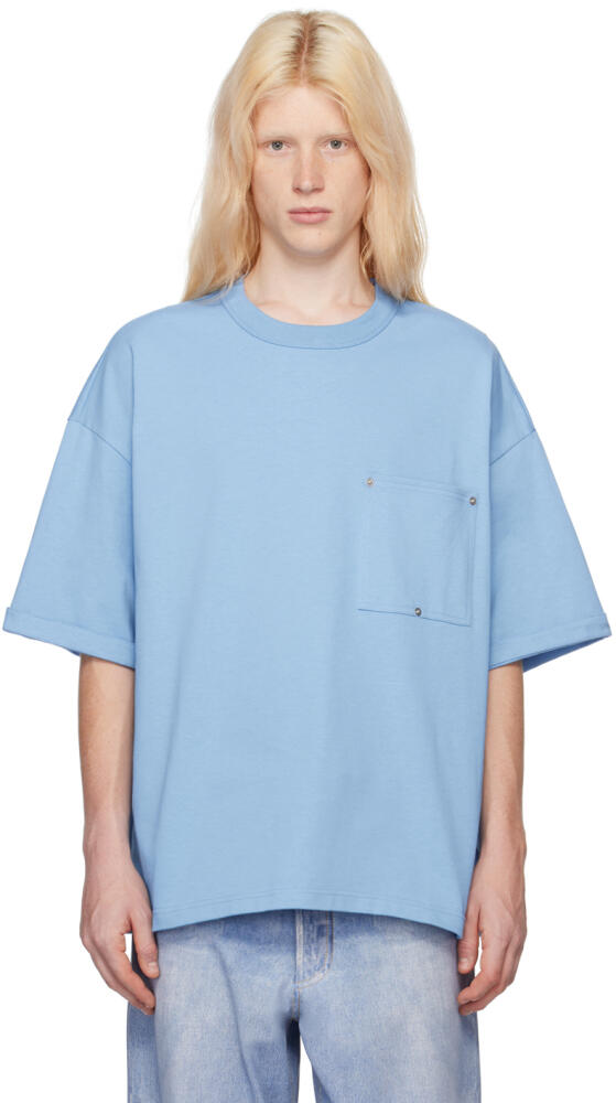 Bottega Veneta Blue Relaxed T-Shirt Cover