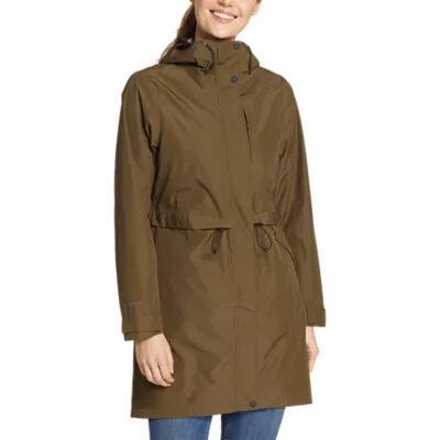 Eddie Bauer Women's Rainfoil Trench Cover