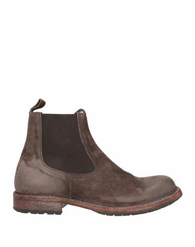 Moma Man Ankle boots Dark brown Soft Leather Cover