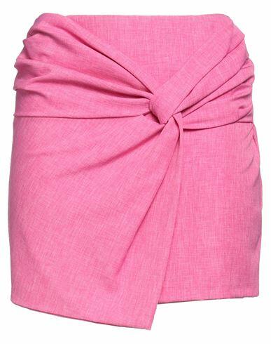 Soallure Woman Mini skirt Fuchsia Polyester Cover