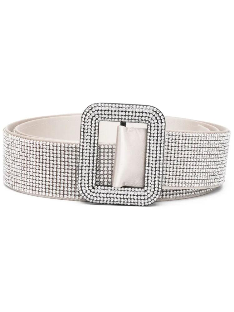 Benedetta Bruzziches Venus crystal-embellished belt - Silver Cover