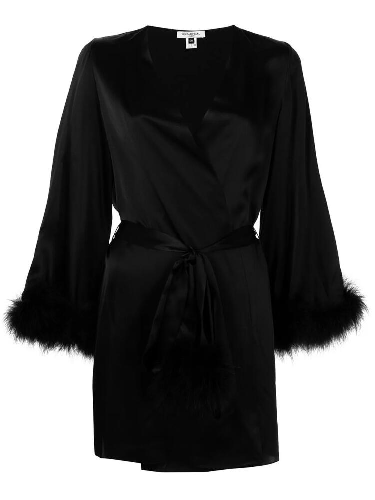 Gilda & Pearl Kitty short robe - Black Cover