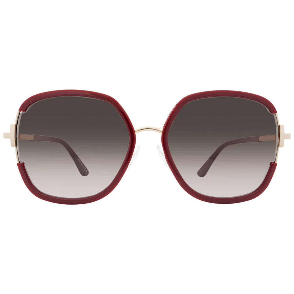 Tom Ford Brown Gradient Square Ladies Sunglasses Cover