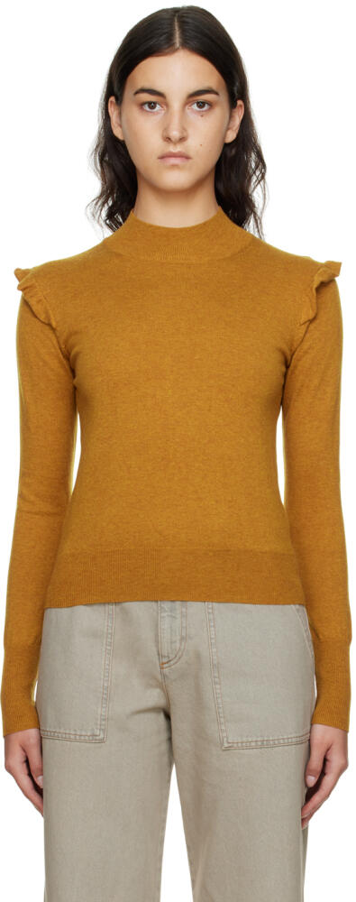 See by Chloé Brown Frilly Sweater Cover