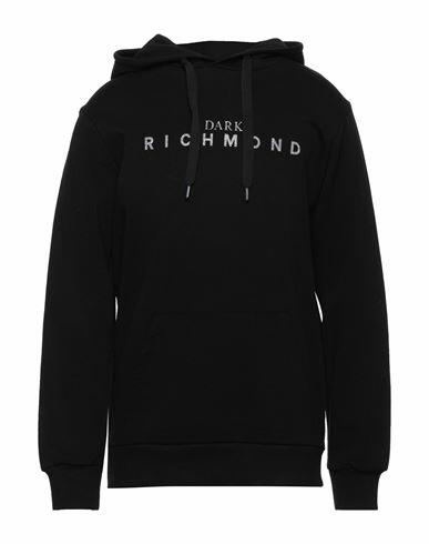 John Richmond Man Sweatshirt Black Cotton Cover