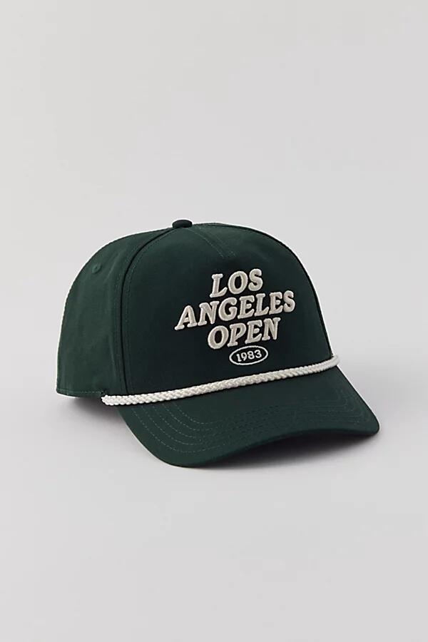 American Needle Los Angeles Open Roscoe Hat in Dark Green Cover