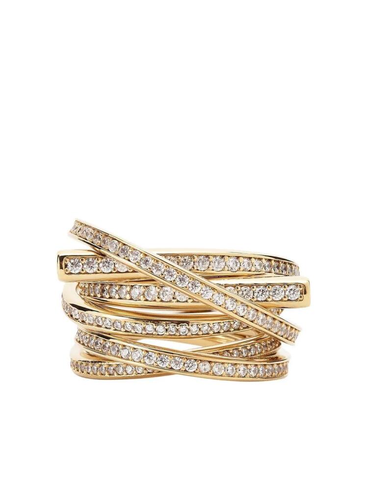 Ferragamo Gancini layered ring - Gold Cover