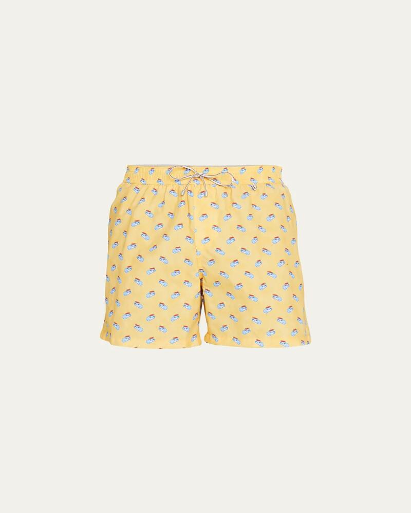 Loro Piana Men's Bay Toys-Print Swim Shorts Cover