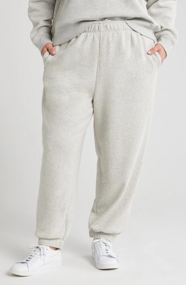 Zella Cloud Fleece Joggers in Grey Light Heather Cover