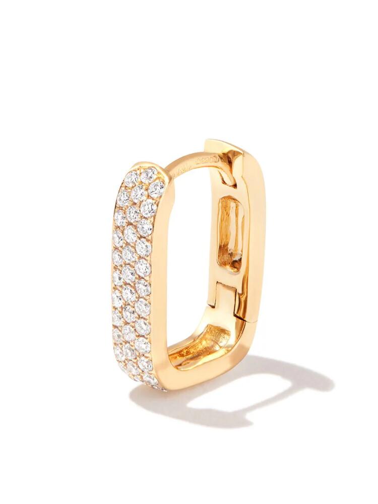 Jacquie Aiche 14kt yellow gold diamond hoop earring Cover