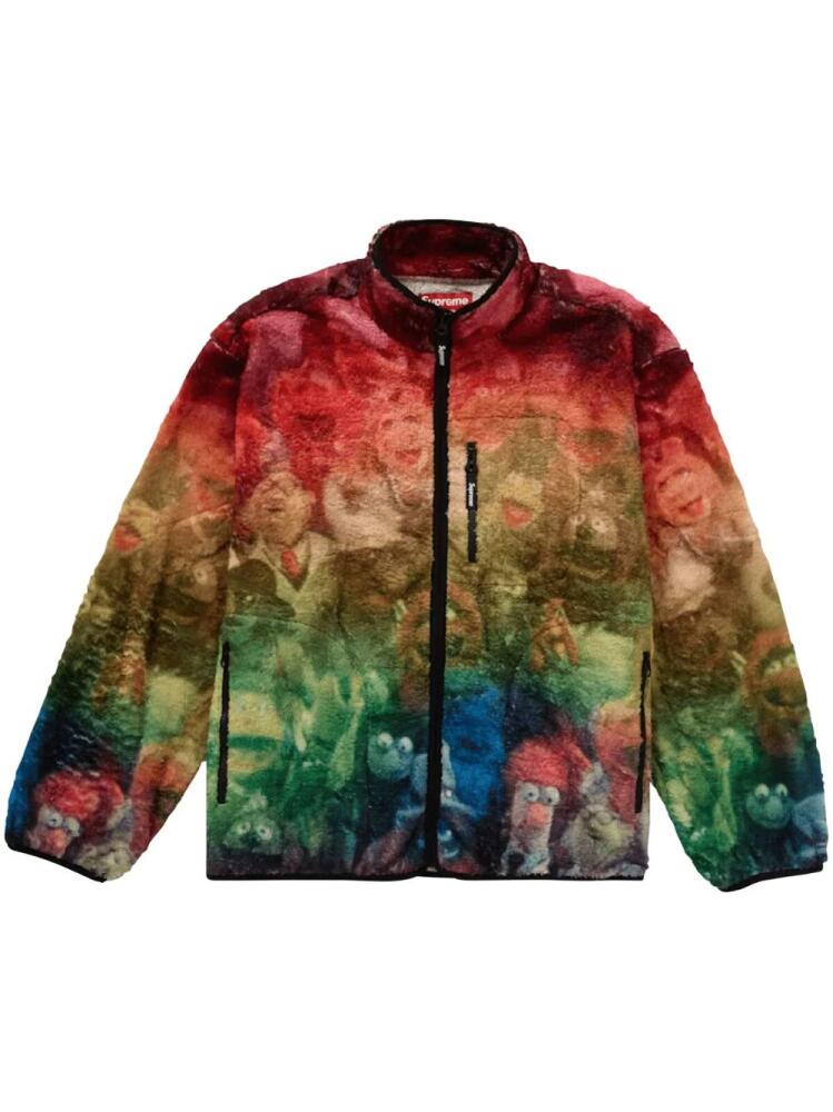 Supreme Muppets fleece jacket - Red Cover