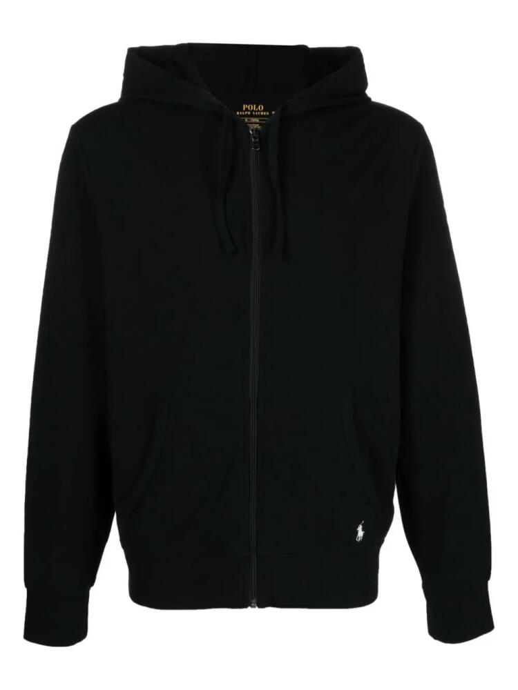 Polo Ralph Lauren embroidered-logo zip-up hoodie - Black Cover