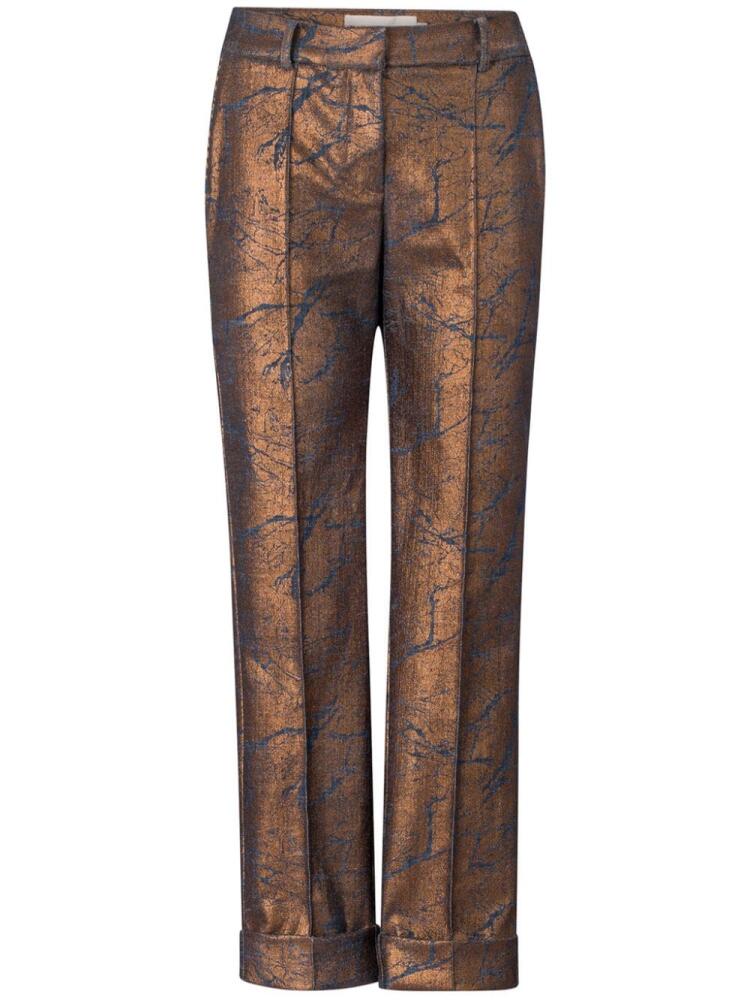 Silvia Tcherassi Garmet cropped trousers - Brown Cover