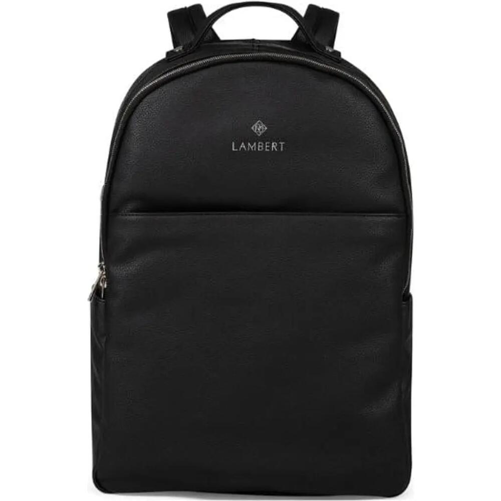 Lambert The Charles - Vegan Leather Backpack in Black Cover