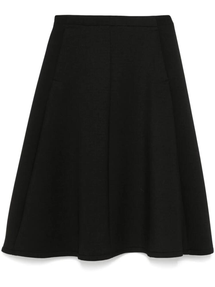 Tela Ocra midi skirt - Black Cover