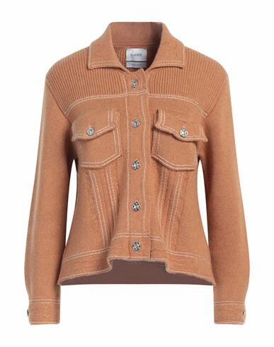 Barrie Woman Cardigan Apricot Cashmere, Cotton Cover