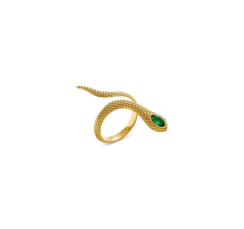 Aqua Snake Ring - Exclusive Cover