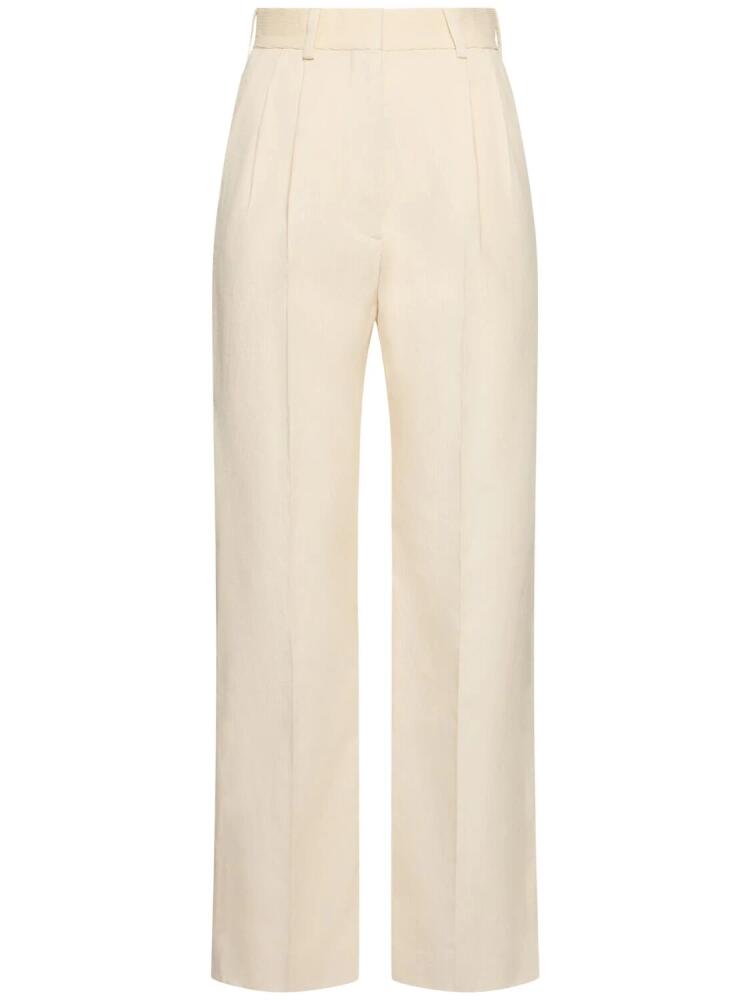 BLAZÉ MILANO Amara Fox Straight Cotton Pants Cover