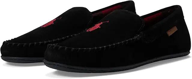 Polo Ralph Lauren Collins Moccasin Slipper (Black) Men's Shoes Cover