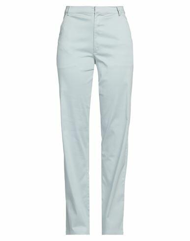 Des_phemmes Woman Pants Sky blue Cotton, Elastane Cover