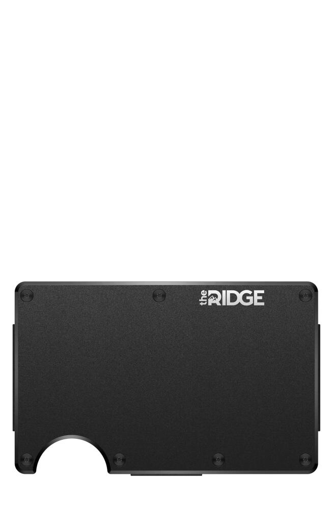 the Ridge Metal Aluminum RFID Cash Strap in Black Cover