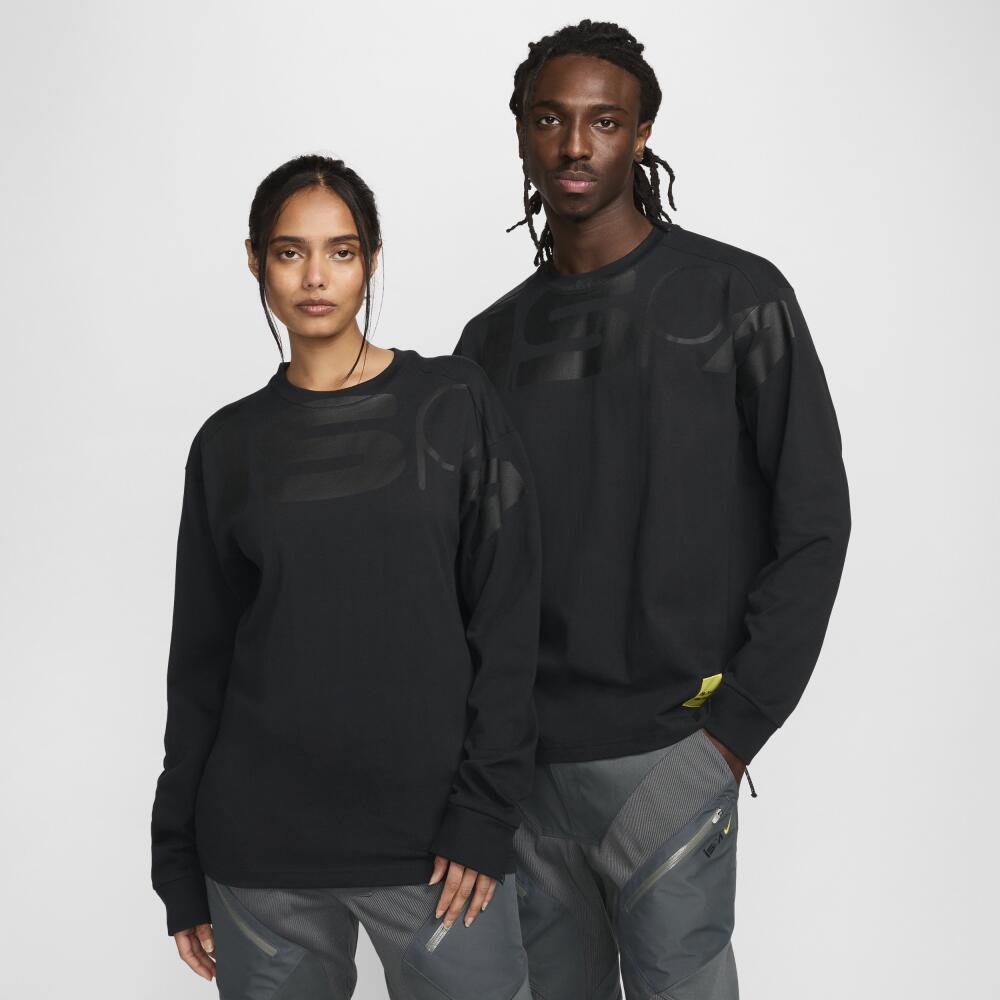 Nike Unisex ISPA Long-Sleeved Top in Black Cover