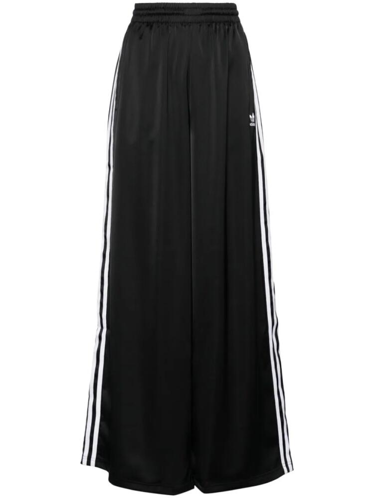 adidas wide-leg satin track trousers - Black Cover