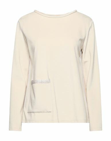 Diana Gallesi Woman T-shirt Beige Polyamide, Polyester, Viscose, Elastane Cover