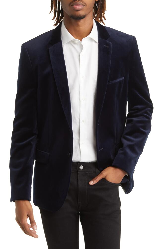 HUGO Art Velveteen Blazer in Dark Blue Cover