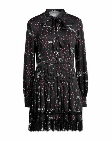 Ermanno Firenze Woman Mini dress Black Polyester Cover