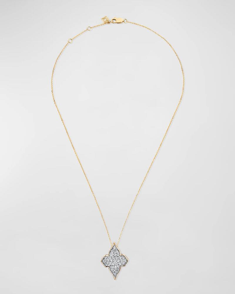 Farah Khan Atelier 18K Yellow Gold Diamonds Minimalistic Pendant Necklace, 16-18"L Cover