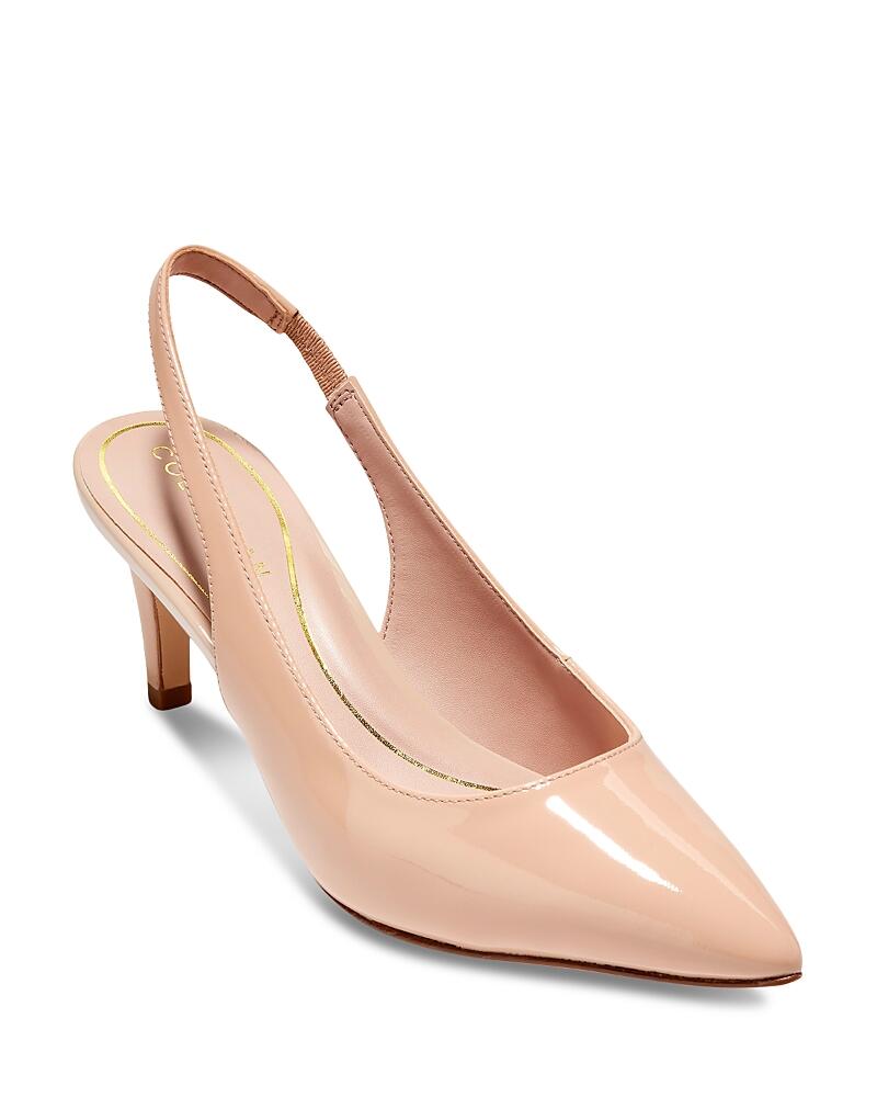 Cole Haan Women's Vandam Pointed Toe Slingback High Heel Pumps Cover