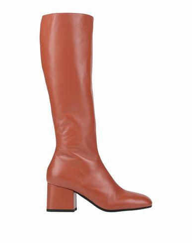 Marni Woman Boot Brown Soft Leather Cover