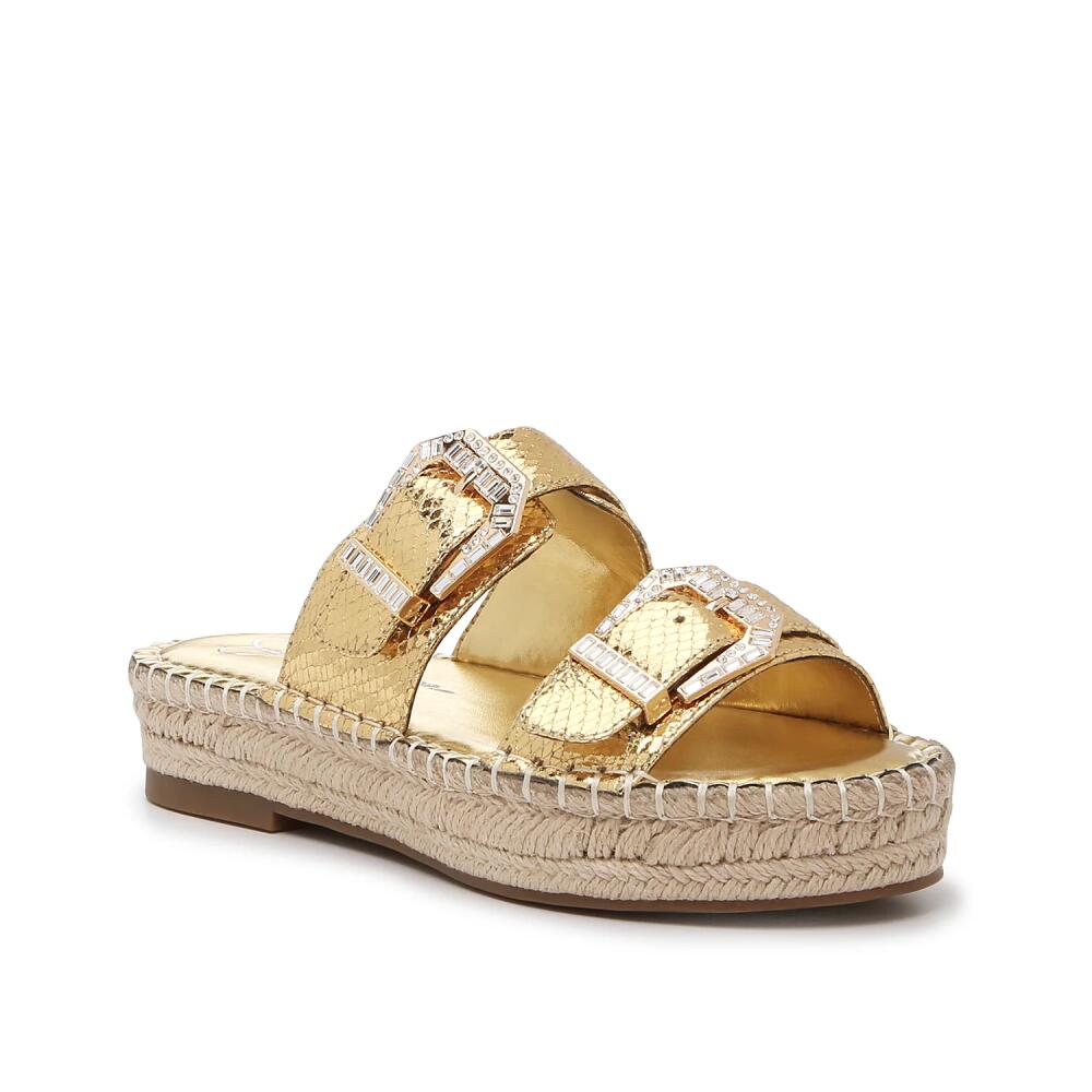 Jessica Simpson Chandria Platform Sandal | Women's | Gold Metallic Cover