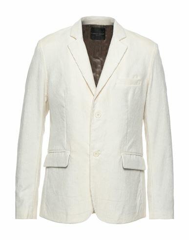 Roberto Collina Man Blazer Ivory Polyester, Viscose Cover